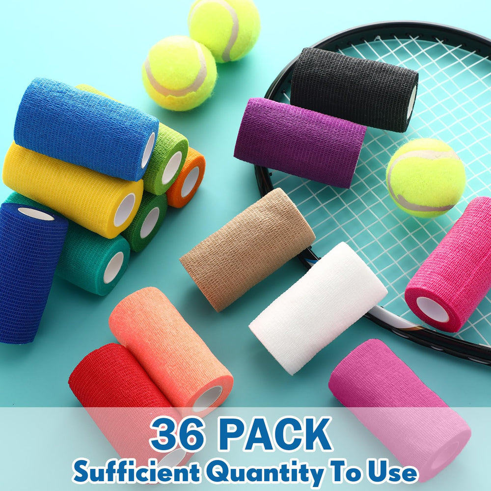 Treela packaging shows 36-piece colorful bandage set