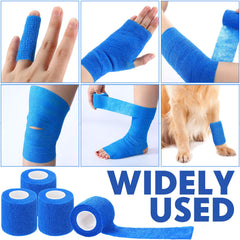Treela elastic bandage strap wrist blue, breathable and tearable.