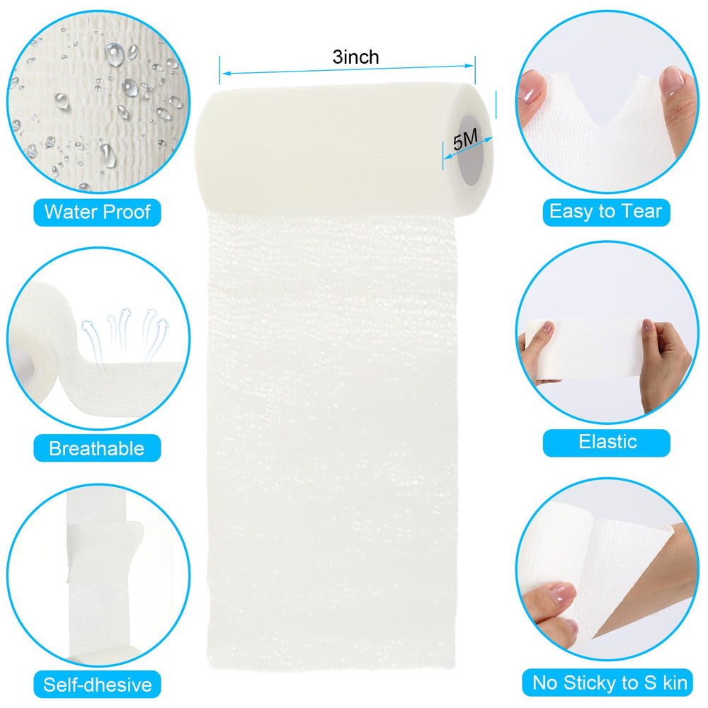 Treela elastic wrap bandage with easy-tear design for quick application.