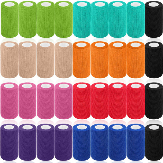 Treela self-adherent bandage wrap in multicolor for secure, comfortable wear.