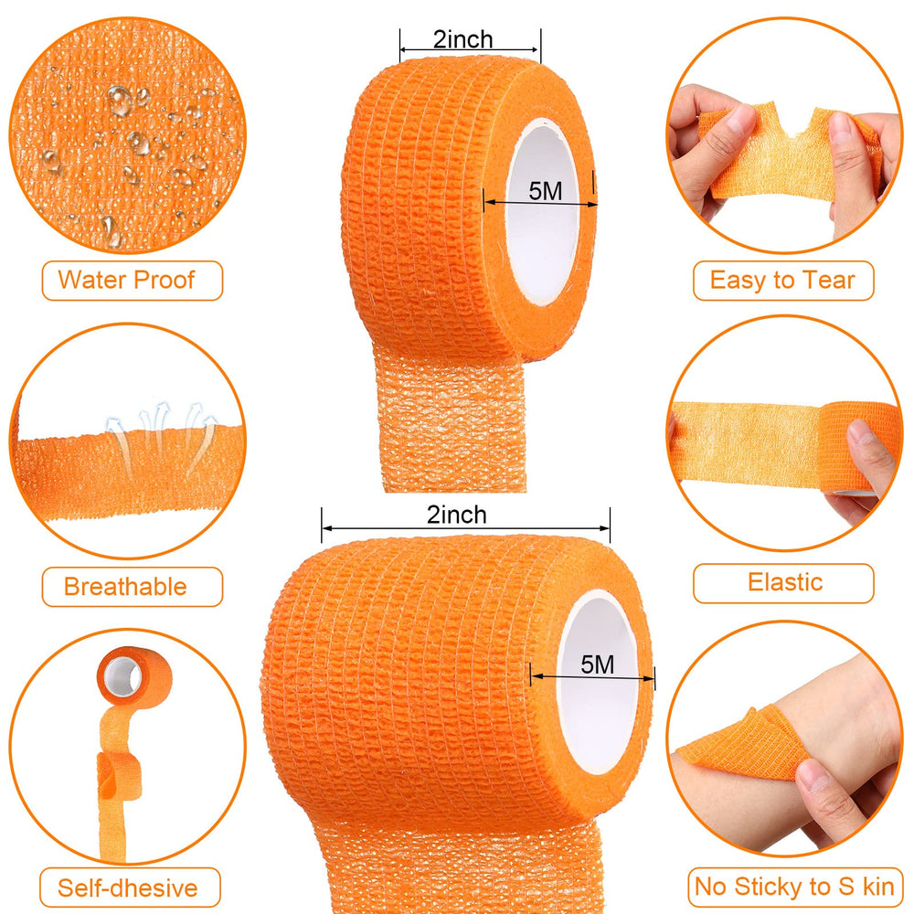 Treela self adherent wrap 2 inch by 5 yard roll for versatile coverage.