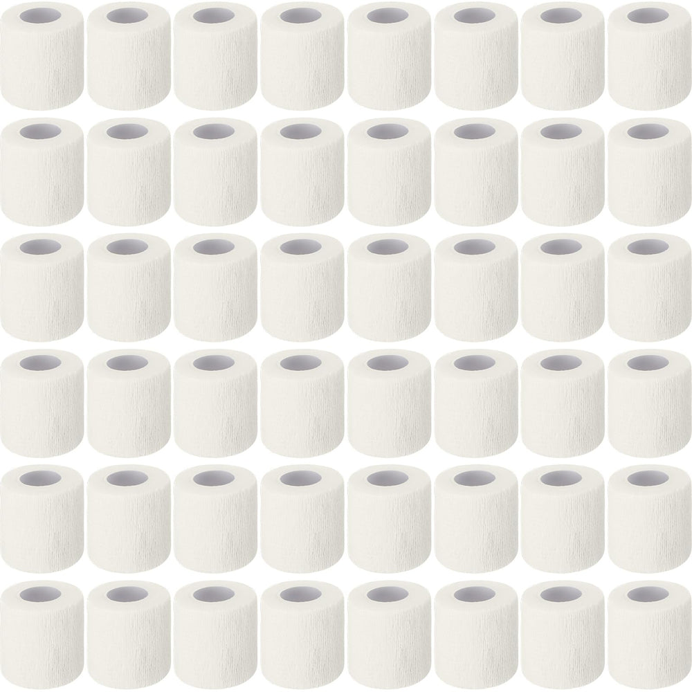 Treela self-adhesive bandage wrap in white for quick wrap-around coverage.