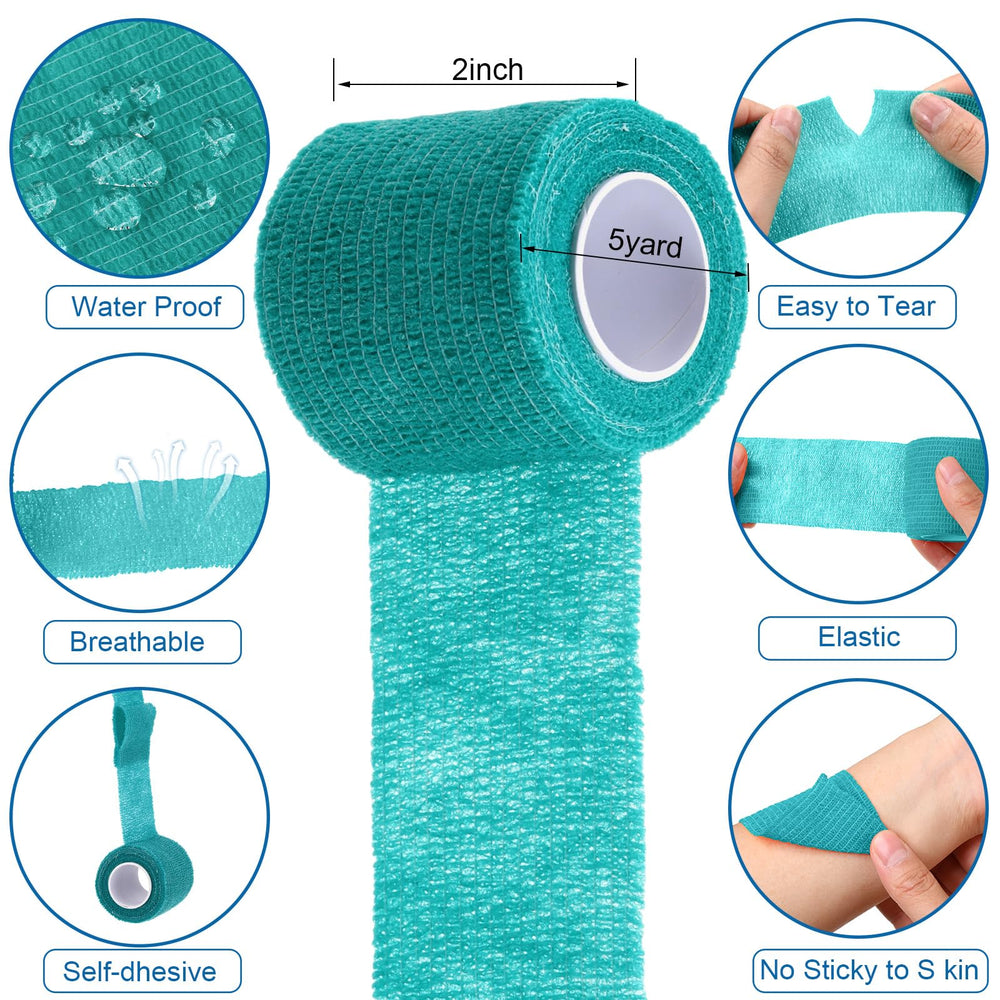 Treela emerald green wrap provides breathable protection during training sessions.