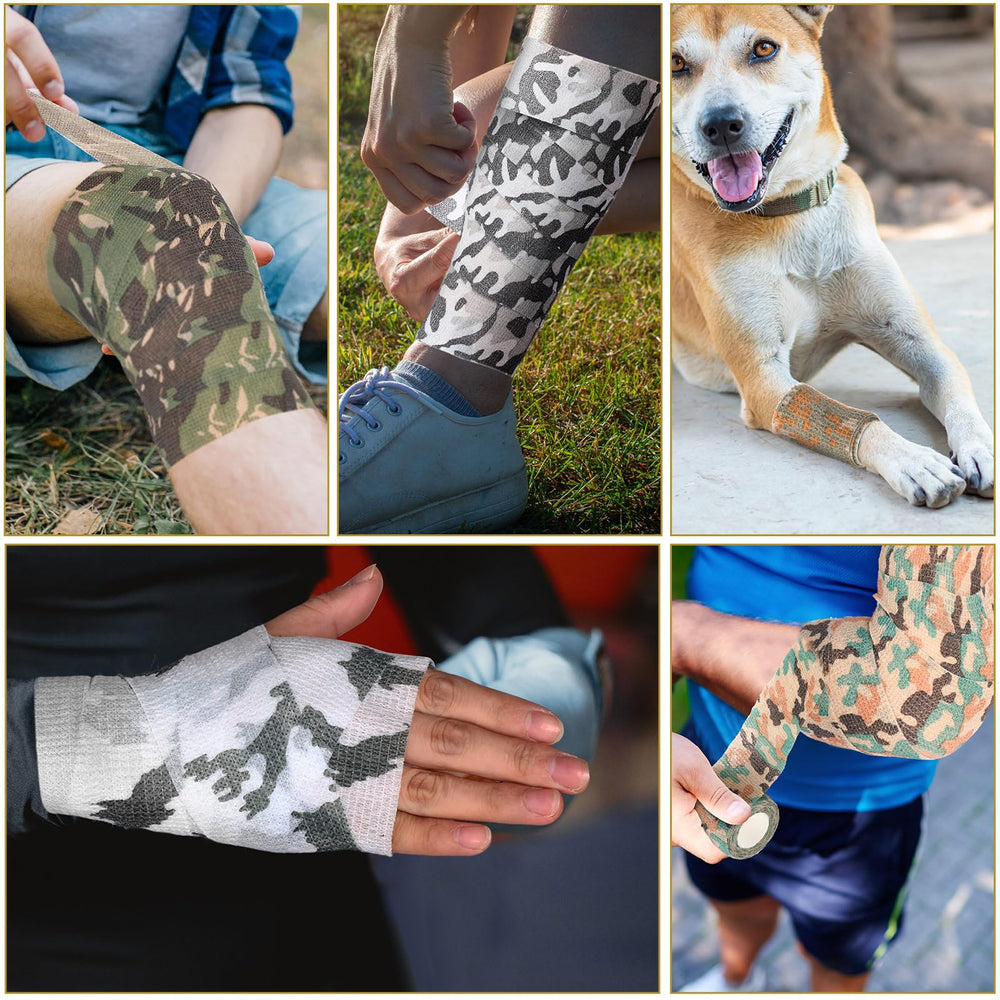 Treela self-adhesive wrap keeps wounds clean and covered without clips.