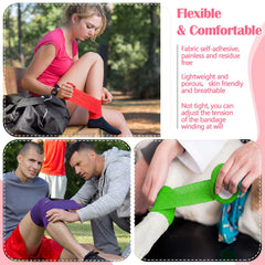 Treela water-resistant bandage wrap providing secure wear during outdoor activities