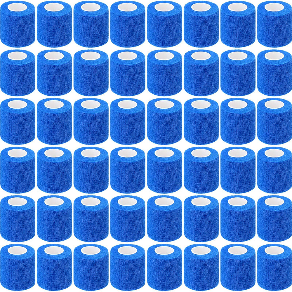 Treela wrap bandage roll blue for quick self-adhesive support.