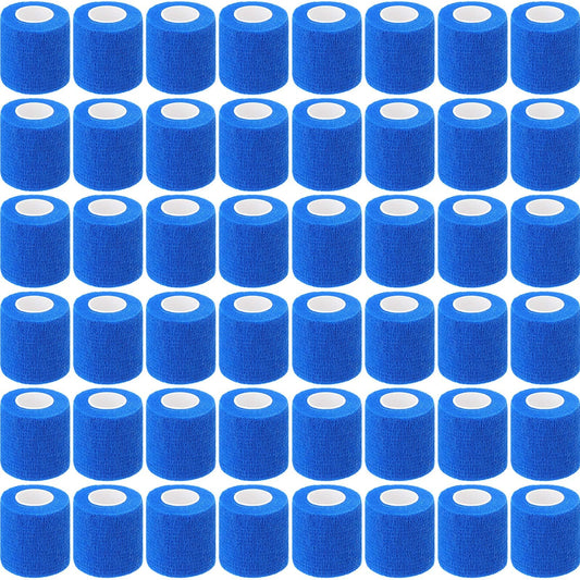 Treela wrap bandage roll blue for quick self-adhesive support.