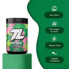 Glass of Treigning Lab watermelon drink after training for recovery energy