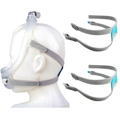 Trejacur 2-pack replacement headgear for AirFit F30i with clips, secure fit.