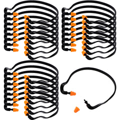 TrelaCo 96-pcs banded ear plugs pack for reliable noise reduction on the go.