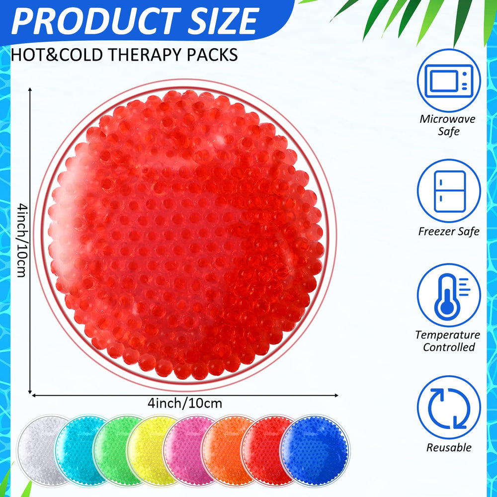 TrelaCo multicolor ice pack set with 8 colors for easy organization and quick identification.