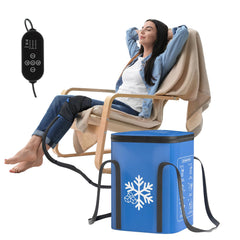 Trewf knee hose extended shows long reach for greater mobility during therapy.