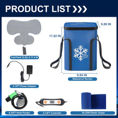Trewf shoulder cold therapy with smart safety controls for safe use