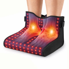Trewf foot wrap front view delivers 360° coverage for relaxing feet.