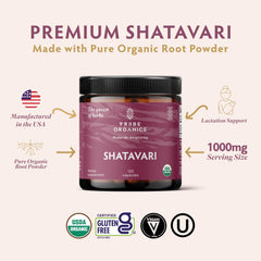 TRIBE ORGANICS Shatavari capsules pack displays vegan bottle for reproductive wellness