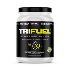 TriFuel bottle with Lemon Lime flavor ready for an on-the-go performance boost.