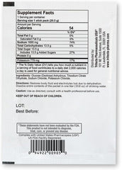 TRIORAL no additives label emphasizing clean hydration.