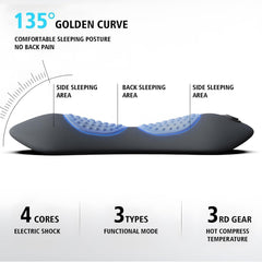 Triple Fusion Back Massager ergonomic curve aligns to the lumbar region