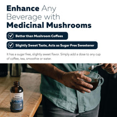 Cordyceps portion from the complex supports energy-inspired wellness.