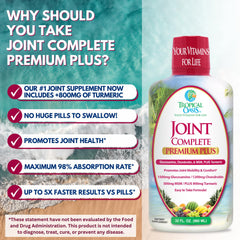 Tropical Oasis 98% absorption liquid formula – higher uptake than pills