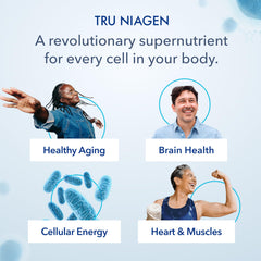 TRU NIAGEN Beauty NAD+ bottle with Hyaluronic Acid focus