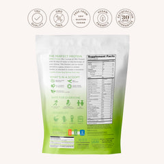 TRU Supplements USA-sourced plant protein label emphasizes non-GMO and organic ingredients