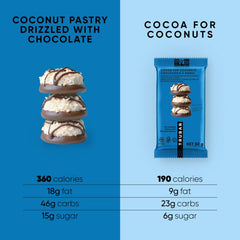 TRUBAR Cocoa Protein Bar on the go in a lunch bag