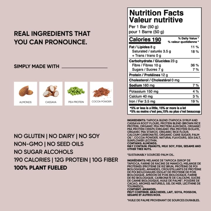TRUBAR Cocoa Protein Bar wrapper close-up with glossy packaging
