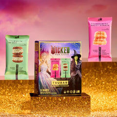 TRUBAR Wicked Ingredients closeup emphasizing almonds, cassava, and pea protein