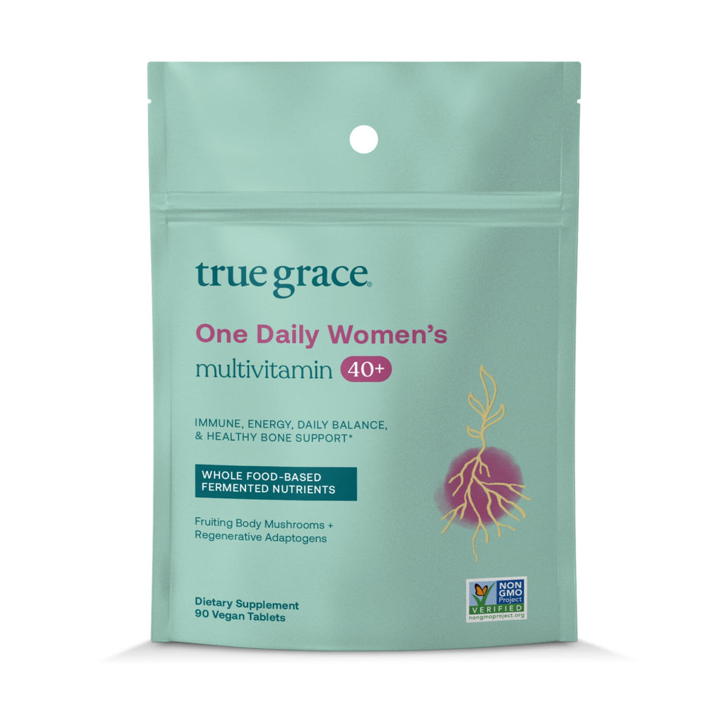 True Grace One Daily bottle front view for everyday vitality and balance.