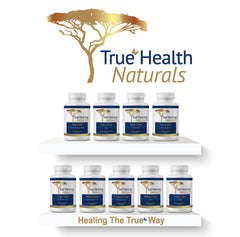 True Healing Naturals Motor Connect dosage scene shows simple daily ritual.