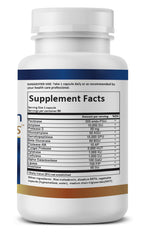 Muco-Solve ingredients panel showing enzyme blend for biofilm support.