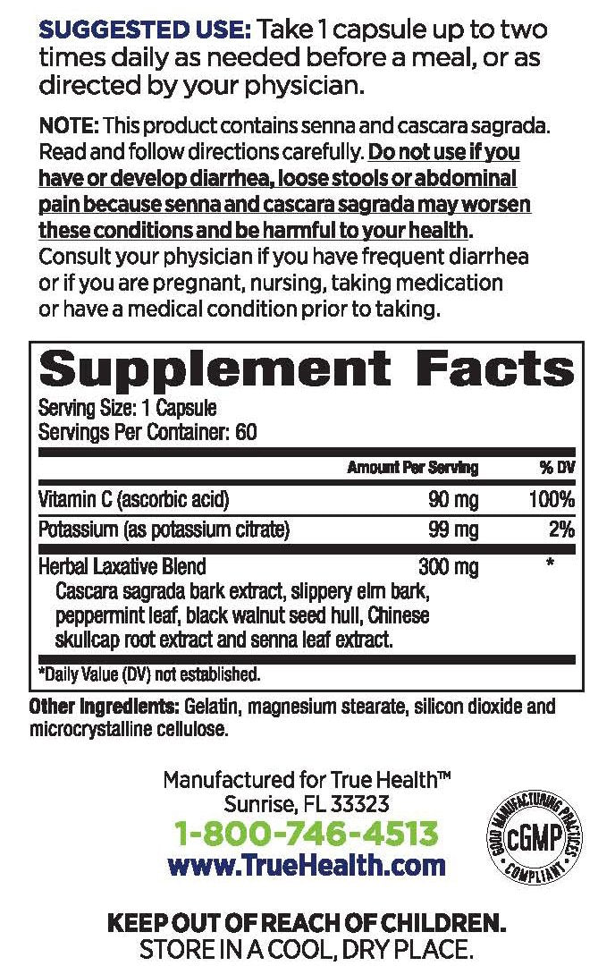 True Health Advanced Colon Care II packaging box emphasizing natural digestion support