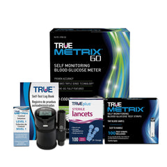 TRUE METRIX GO meter in case for portable testing