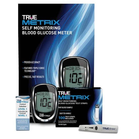 TRUE METRIX meter starter kit includ es glucose meter for at-home testing