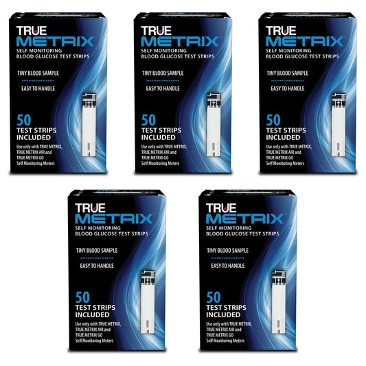 TRUE METRIX test strips in a retail box ready for use