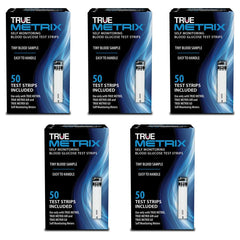 TRUE METRIX test strips in a retail box ready for use