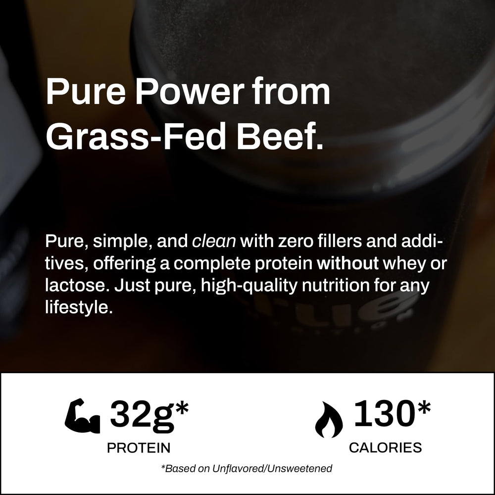 Grass-fed cattle sourcing visual from True Nutrition, quality protein origin