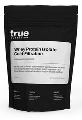 True Nutrition unflavored whey protein powder 1lb container for versatile protein