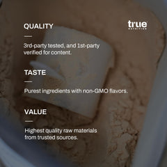 Vanilla flavor profile visual suggests versatile mixability in shakes
