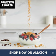 TRUE PATH high protein cookie after-workout snack in hand for quick energy
