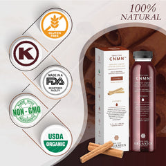 True Vine heart friendly cinnamon bottle suggests daily support potential.