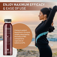 True Vine liquid cinnamon pour highlights potent oil for easy daily use.