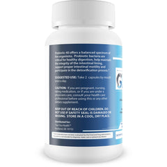True You Health label close-up highlights 40B CFU formulation for multi-strain balance