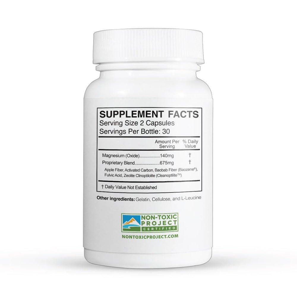 TrueCarbonCleanse ingredient blend includes humic and fulvic acids for a balanced formula.