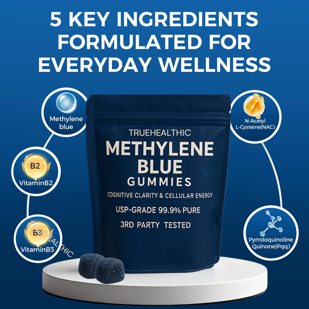 TRUEHEALTHIC clean-label ingredients emphasized in a gummy formula.