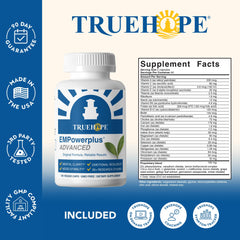Truehope EMPowerplus Advanced daily routine image suggests consistent support.