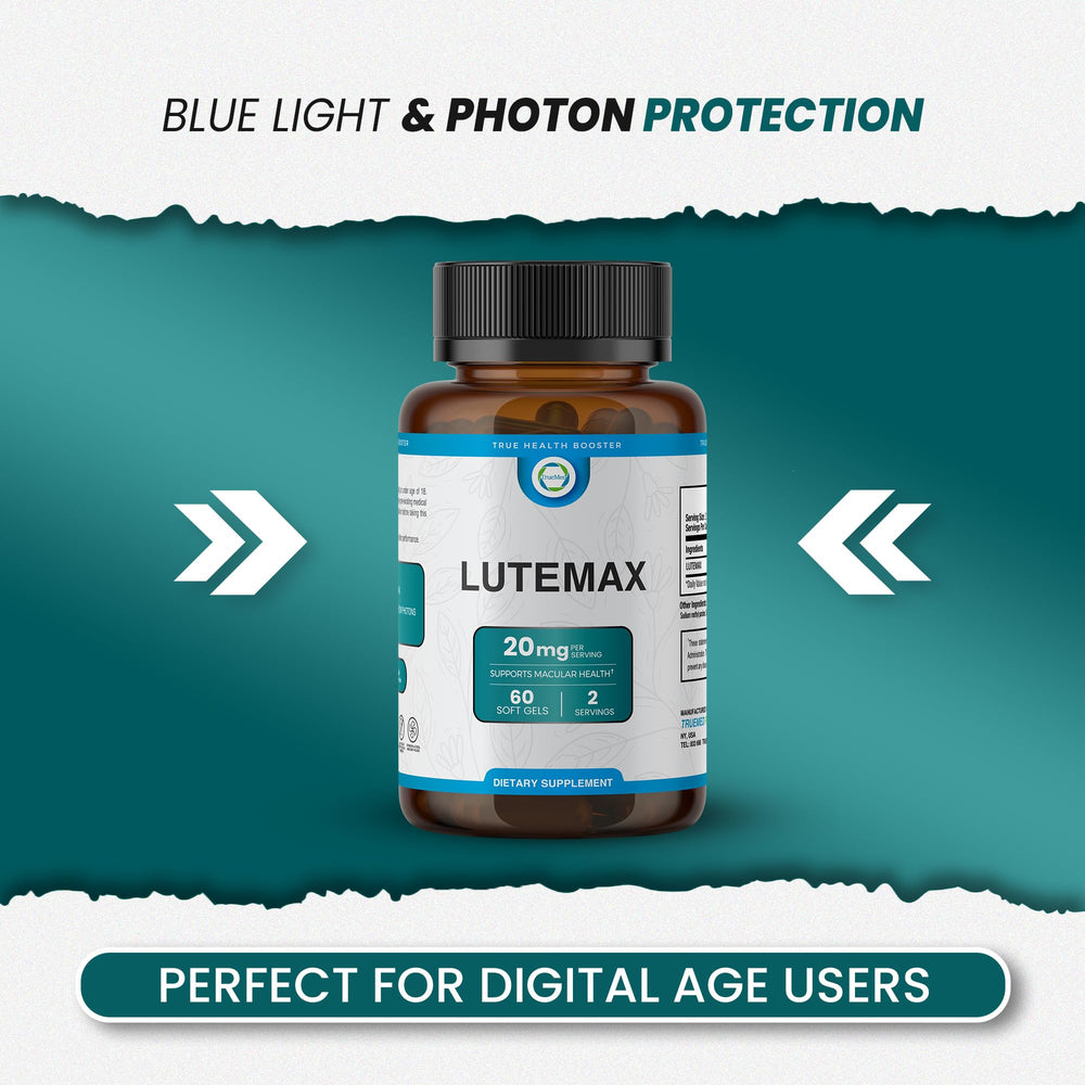 TRUEMED Lutemax packaging unboxing scene for new buyers