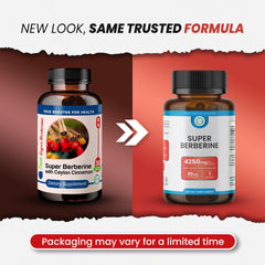 TRUEMED Berberine capsules close-up, emphasizing convenient daily intake.