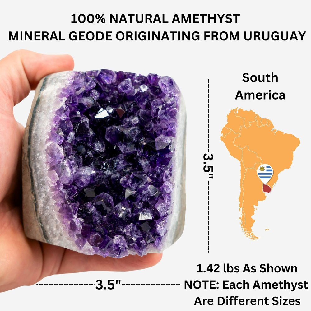 TruEnergy amethyst packaged safely for secure delivery